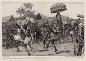 The Procession of the King of Bekwai, an Incident of the March of the Ashanti Expedition to Kumassi
